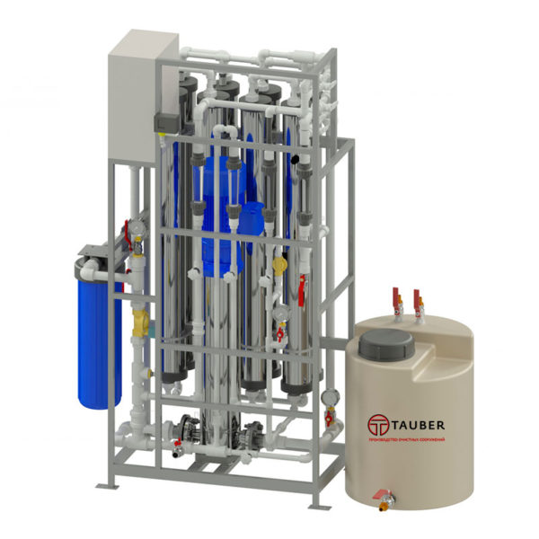 Промышленный обратный осмос (система / фильтры для очистки воды) Tauber RO 40-2,0-L