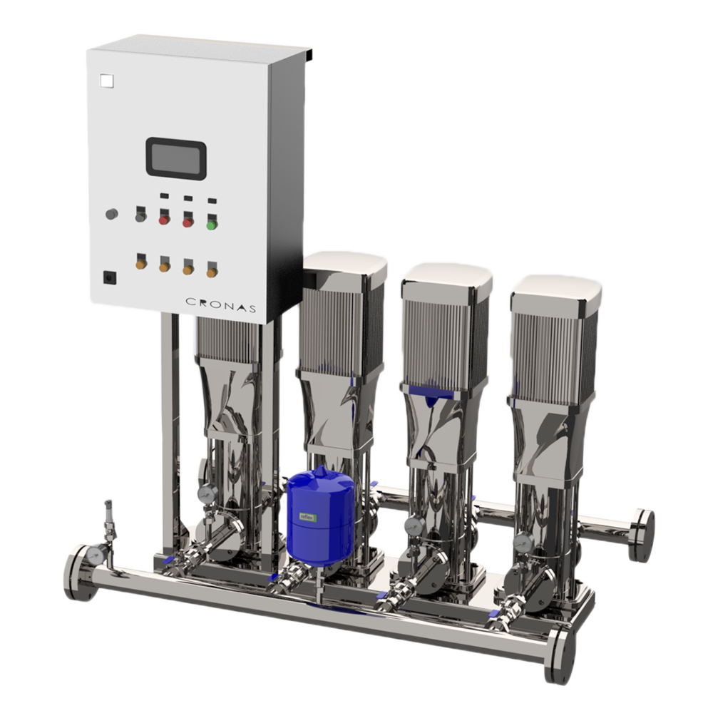 Установка повышения давления Cronas 4 CDM1 6FSWPC IE2-4E-A/U1-AL/AE/A