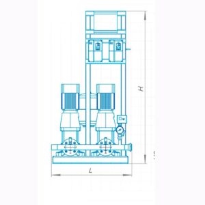 Установка повышения давления CRONAS Compact 2 CDM20-4FSWPC-1/1F-A16/U1-AE/A