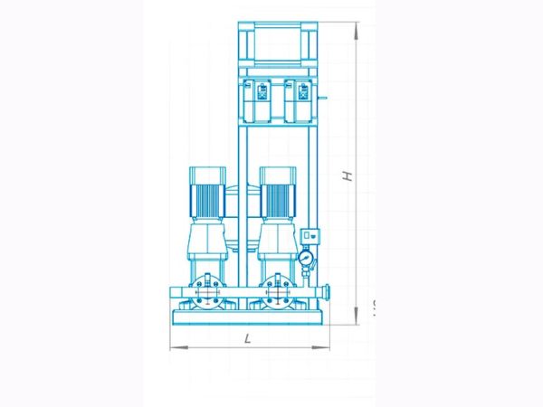 Установка повышения давления CRONAS Compact 2 CDM20-4FSWPC-1/1F-A16/U1-AE/A