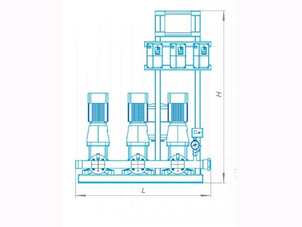 Установка повышения давления CRONAS Compact 3 CDM10-6FSWPC-2/1F-A16/U1-AE/A