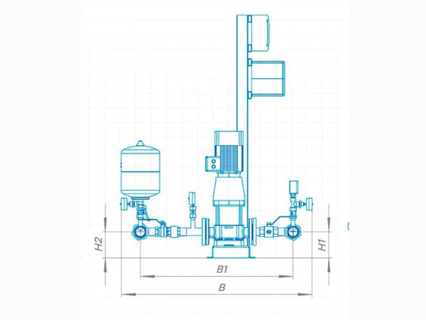 Установка повышения давления CRONAS Compact 3 CDM10-6FSWPC-2/1F-A16/U1-AE/A