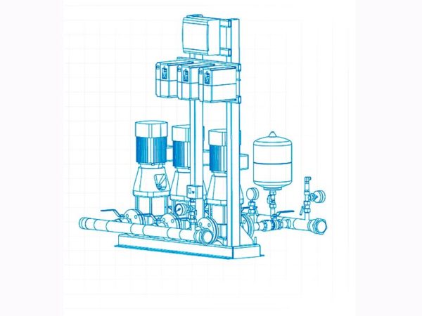 Установка повышения давления CRONAS Compact 3 CDM10-6FSWPC-2/1F-A16/U1-AE/A