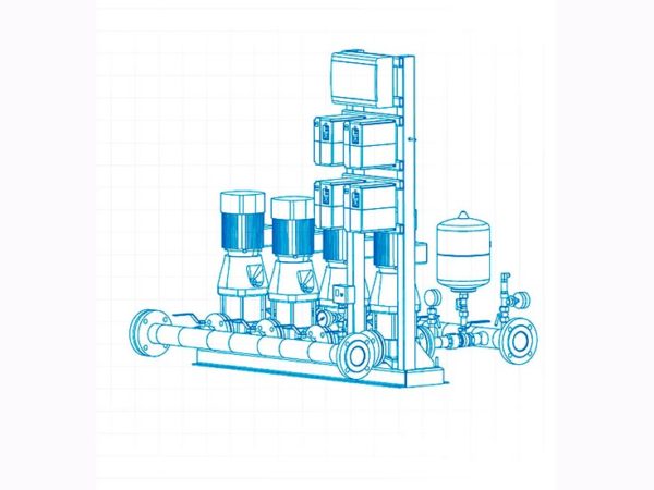 Установка повышения давления CRONAS Compact 4 CDM42-3-2FSWPC-3/1F-A16/U1-AE/A