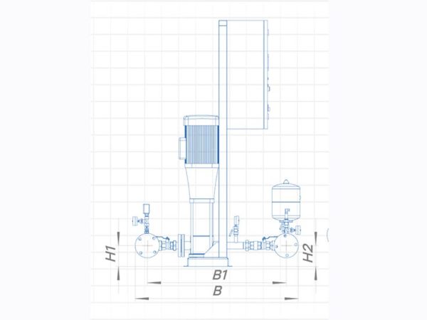 Установка повышения давления Cronas 2 CDM3 5FSWPC IE2-2E-A/U1-AL/AE/A