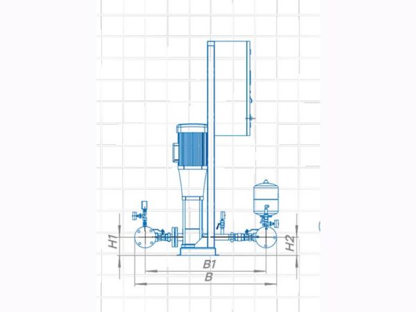 Установка повышения давления Cronas 6 CDM1 6FSWPC IE2-6E-A/U1-AL/AE/A